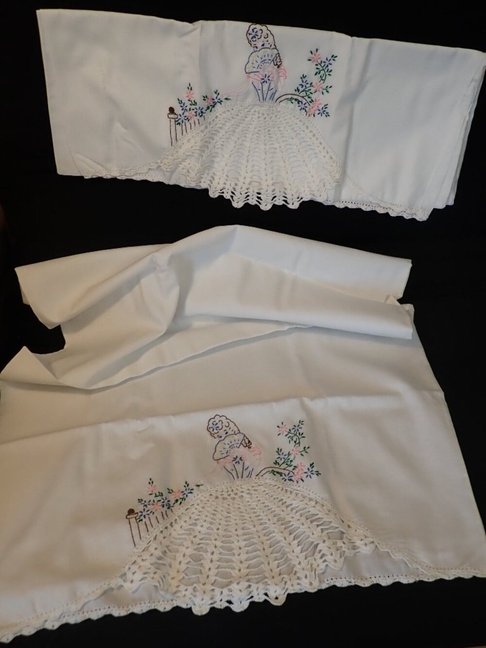 Hand Embroidered Pillowcases